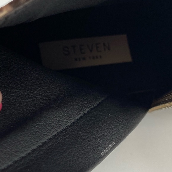 Steven New York Harmon Snakeskin-Print Booties - Picture 8 of 9